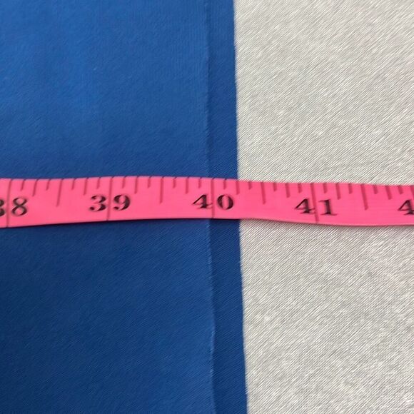 Norma Kamali Cobalt Blue Drop Waist Sleeveless Mini Dress XS Workwear Minimalist - Picture 13 of 13